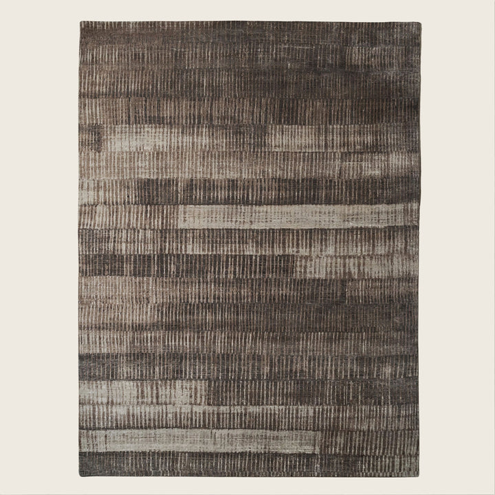 Image for Contemporary Silk Wool Blend Rug - 9' x 12'
