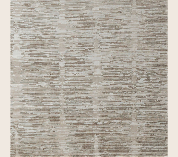 Image for Sand Stone Contemporary Silk Wool Blend Rug - 9'1" x 12'