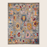 Image for Brown Traditional Oushak Wool Rug - 10'1" x 13'7"