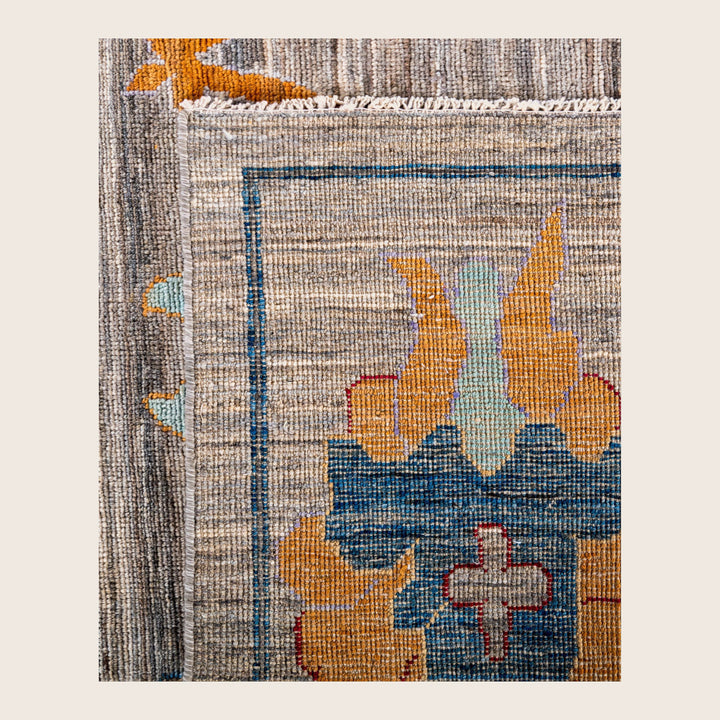 Image for Brown Traditional Oushak Wool Rug - 10'1" x 13'7"