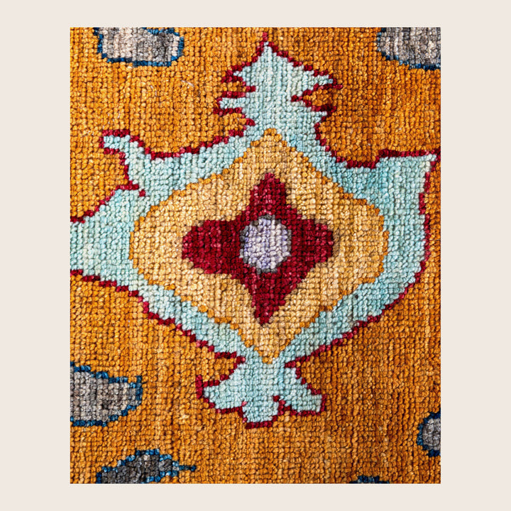 Image for Brown Traditional Oushak Wool Rug - 8'4" x 9'10"