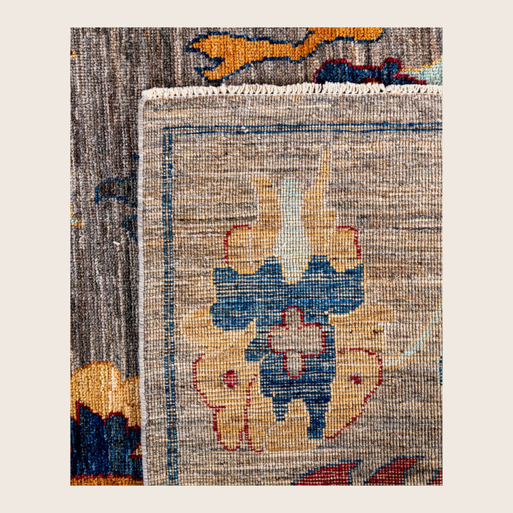Image for Brown Traditional Oushak Wool Rug - 8'4" x 9'10"