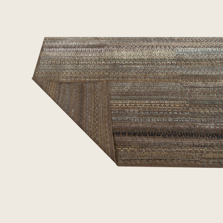 Image for Coffee Transitional Silk Rug - 10' x 14'