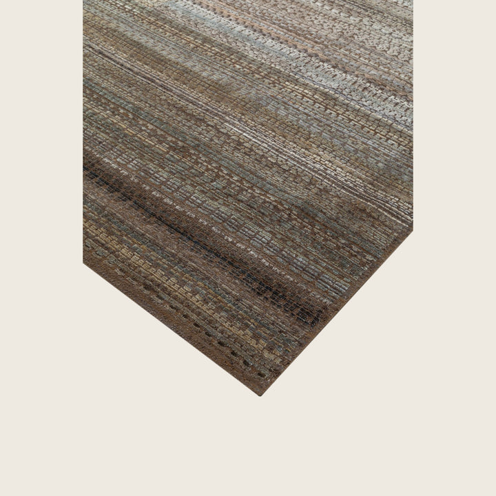 Image for Coffee Transitional Silk Rug - 10' x 14'