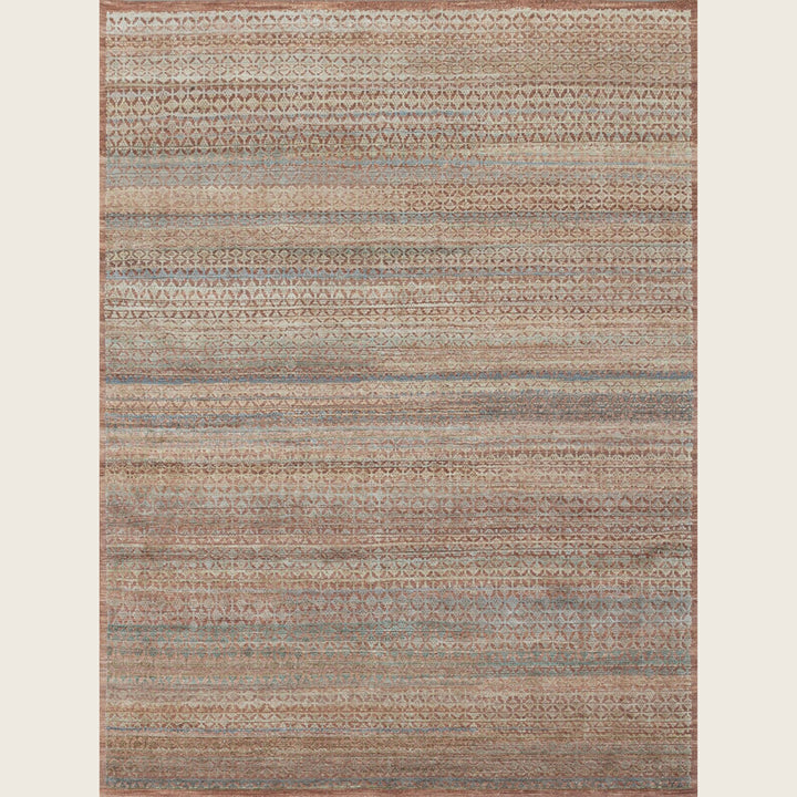 Image for Dusty Rose Transitional Silk Rug - 9' x 12'