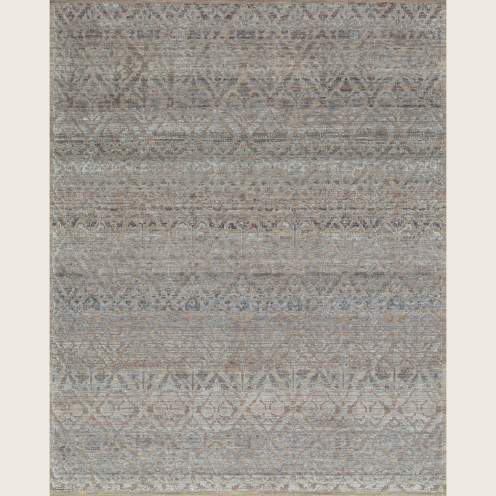 Image for Grey Transitional Silk Rug - 8' x 10'