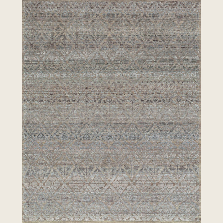 Image for Grey Transitional Silk Rug - 8' x 10'