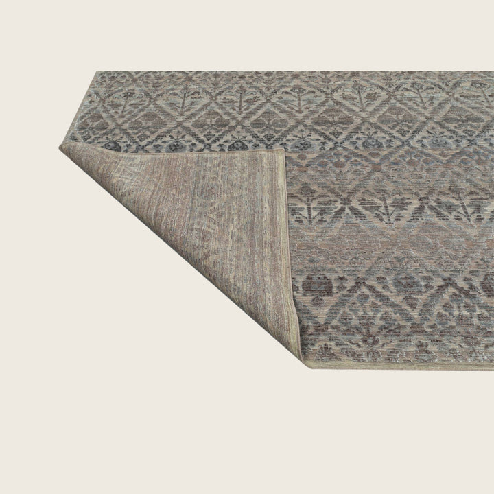 Image for Grey Transitional Silk Rug - 8' x 10'
