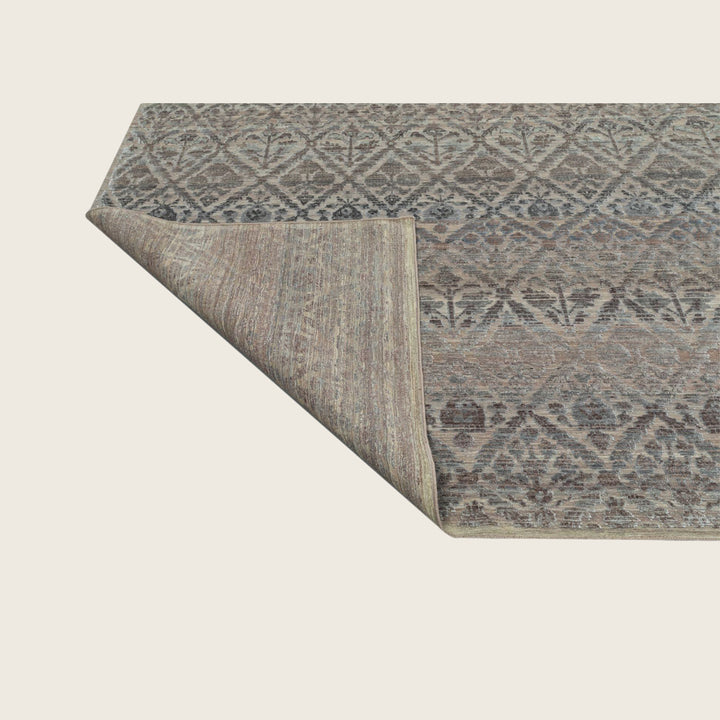 Image for Grey Transitional Silk Rug - 8' x 10'