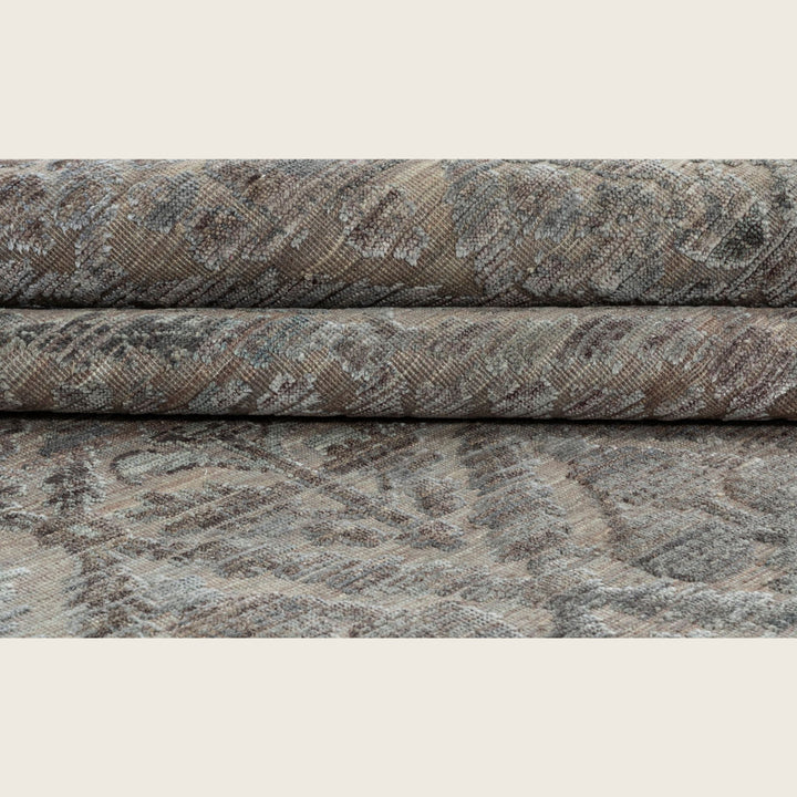 Image for Grey Transitional Silk Rug - 8' x 10'