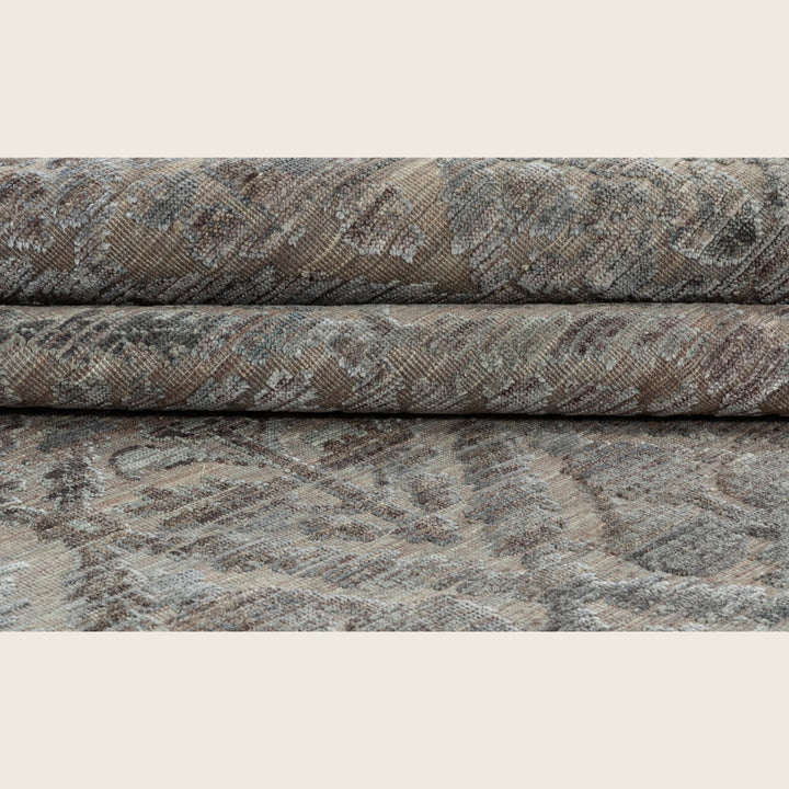 Image for Grey Transitional Silk Rug - 8' x 10'