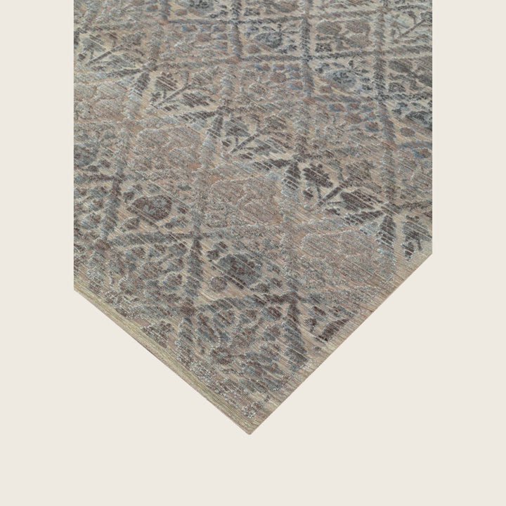 Image for Grey Transitional Silk Rug - 8' x 10'