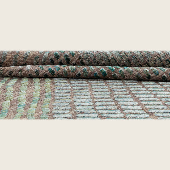 Image for Green Blue Transitional Silk Rug - 10' x 14'