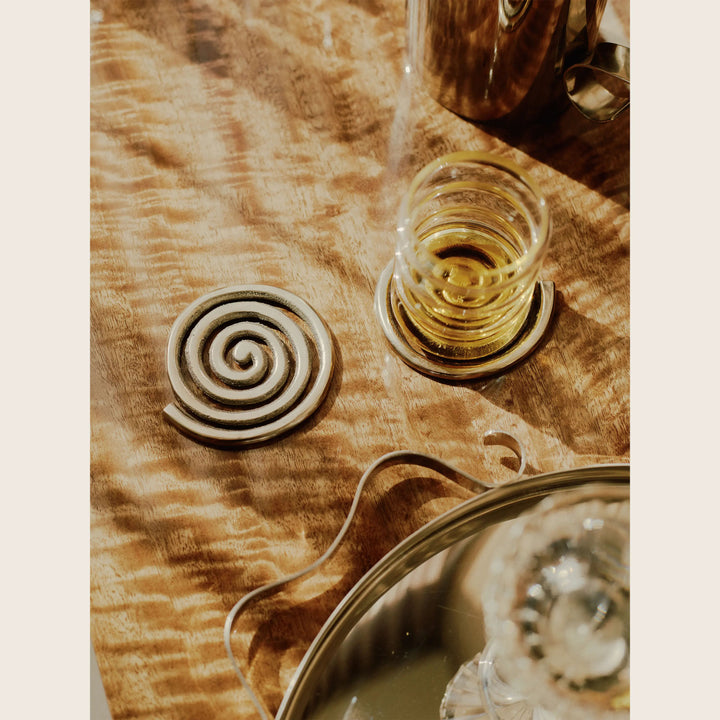 Image for Spiral Coasters, Set of 4