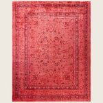 Pink Traditional Samsara Wool Rug - 8' x 10'2"