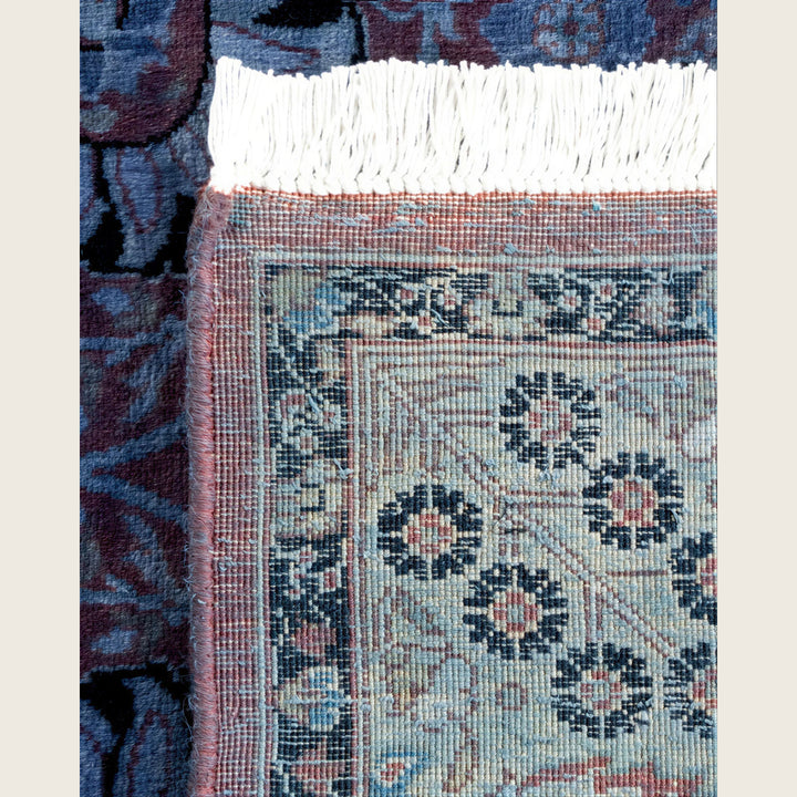 Purple Traditional Samsara Wool Runner - 3'2" x 8'9"