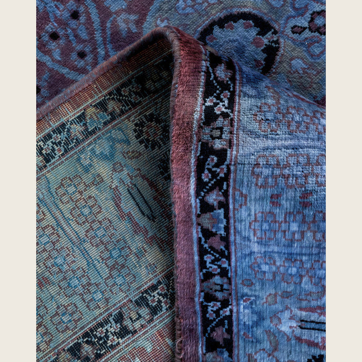 Purple Traditional Samsara Wool Runner - 3'2" x 8'9"