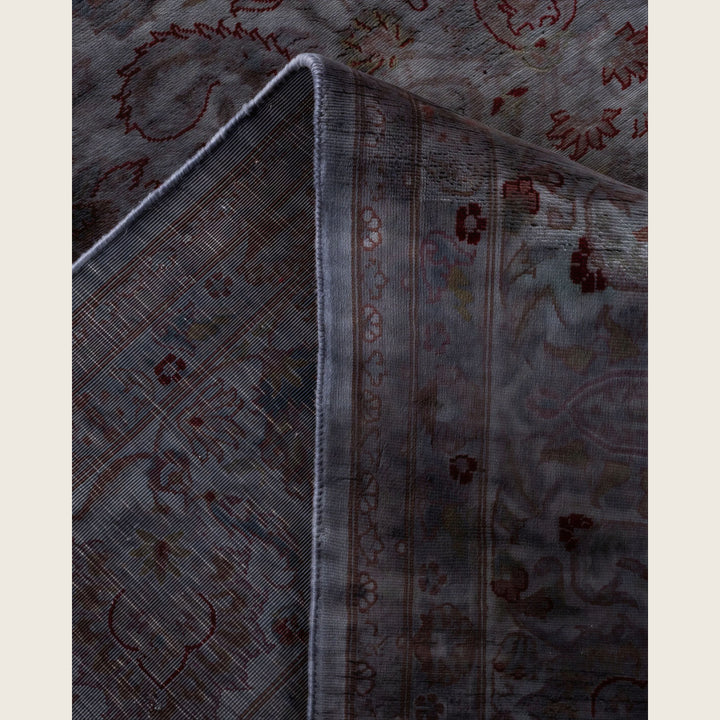 Grey Traditional Samsara Wool Rug - 8'2" x 9'10"