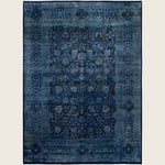 Purple Traditional Samsara Wool Rug - 9'1" x 12'6"