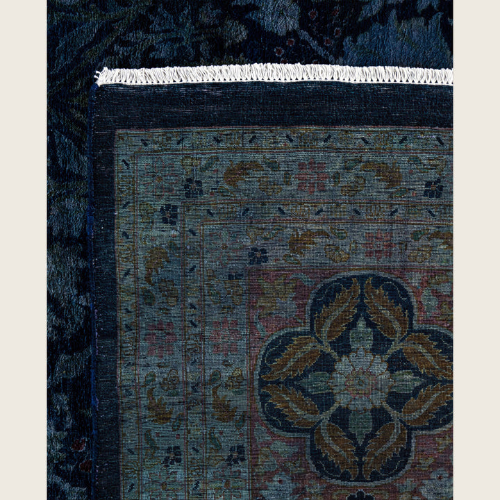 Purple Traditional Samsara Wool Rug - 9'1" x 12'6"