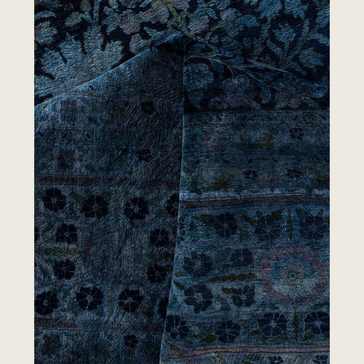 Purple Traditional Samsara Wool Rug - 9'1" x 12'6"