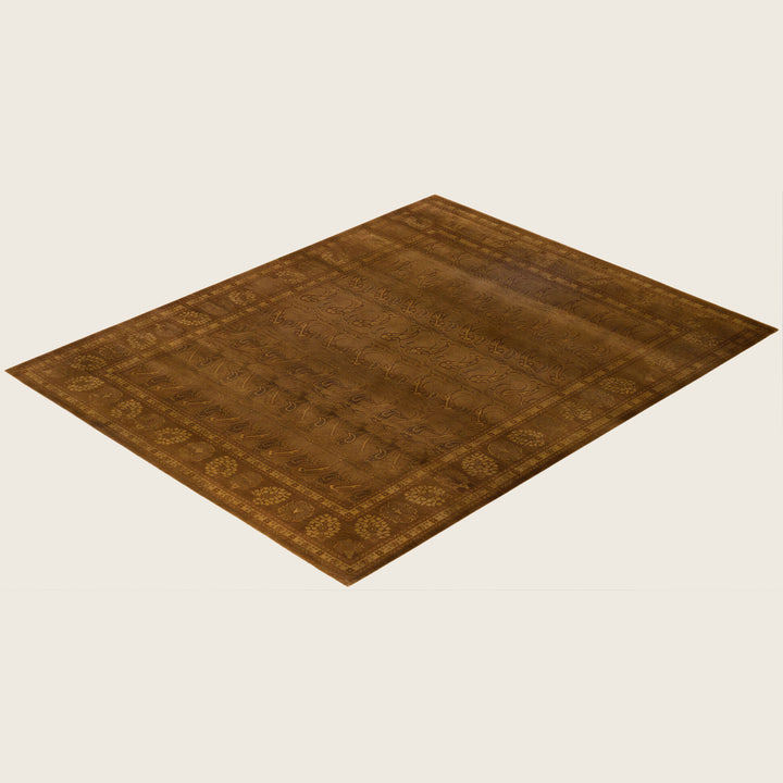 Gold Traditional Samsara Wool Rug - 8'3" x 10'4"