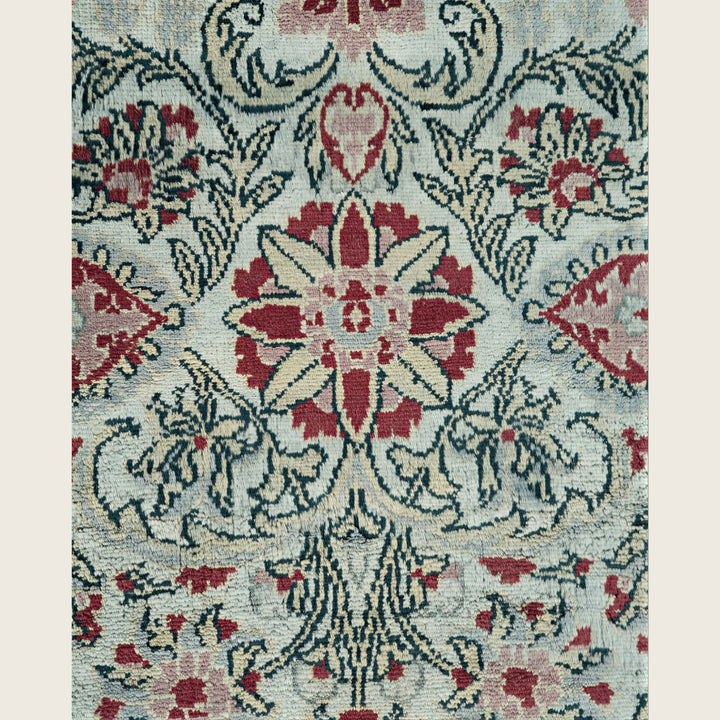 Grey Traditional Samsara Wool Rug - 6'1" x 11'8"