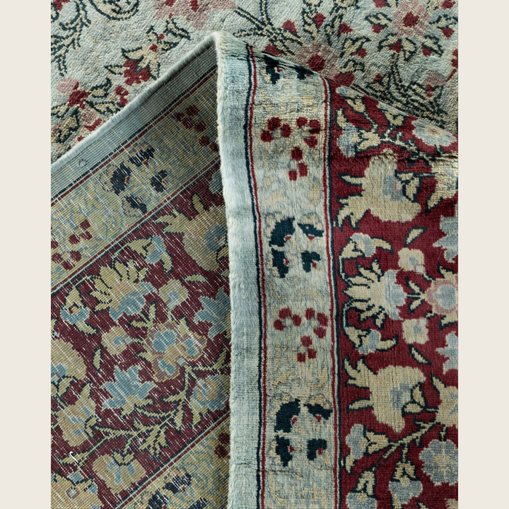 Grey Traditional Samsara Wool Rug - 6'1" x 11'8"