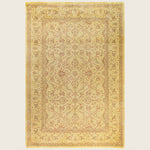 Yellow Traditional Samsara Wool Rug - 6'9" x 9'10"