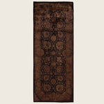 Brown Traditional Samsara Wool Runner - 2'7" x 6'8"