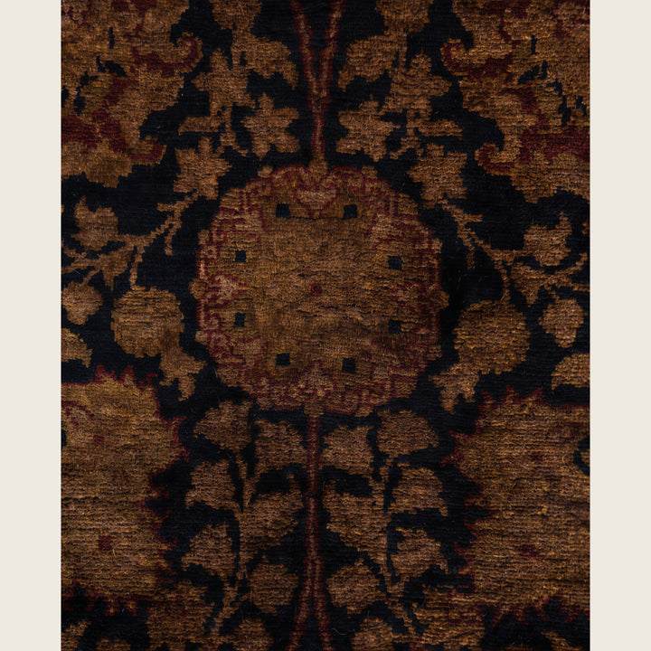 Brown Traditional Samsara Wool Runner - 2'7" x 6'8"
