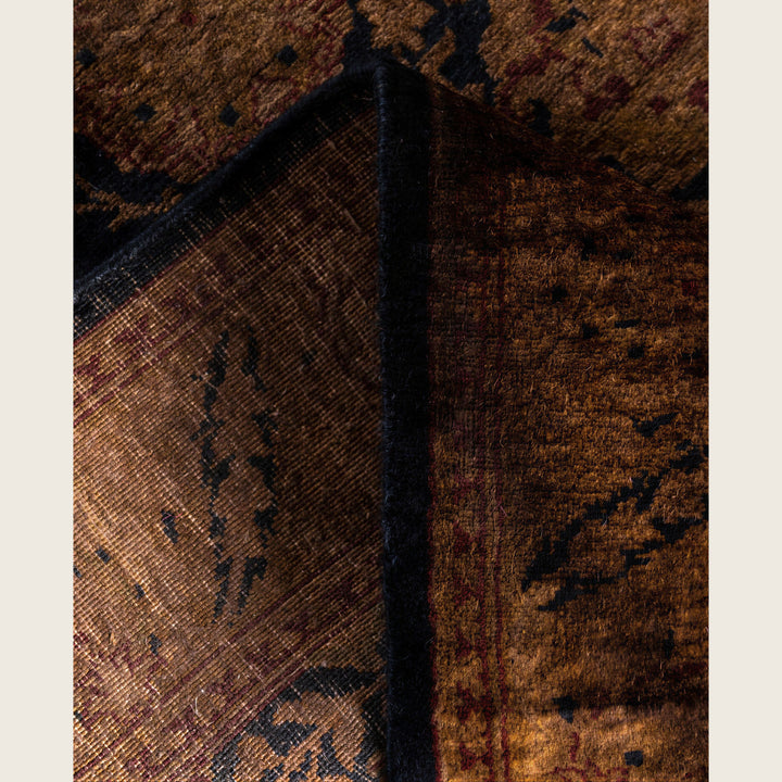Brown Traditional Samsara Wool Runner - 2'7" x 6'8"