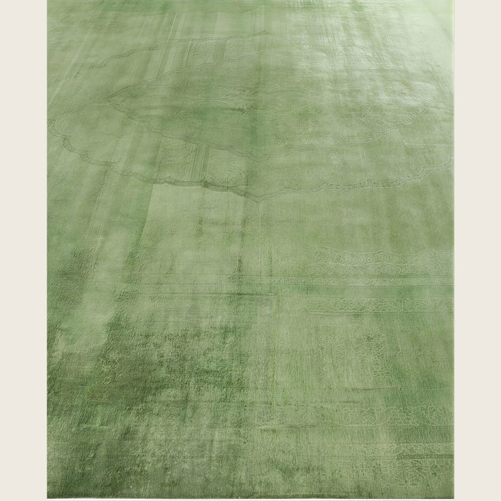 Green Traditional Samsara Wool Rug - 12'2" x 14'10"