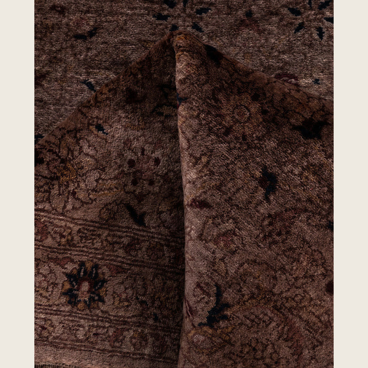 Brown Traditional Samsara Wool Runner - 2'7" x 6'5"