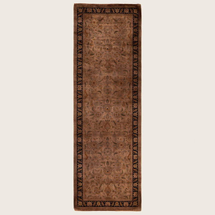 Brown Traditional Samsara Wool Runner - 2'7" x 8'1"