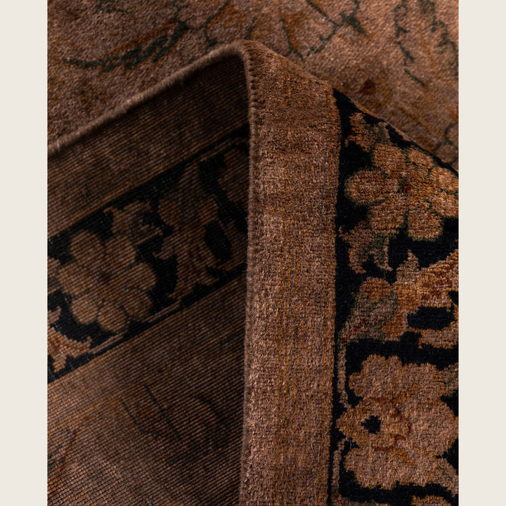 Brown Traditional Samsara Wool Runner - 2'7" x 8'1"