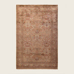 Beige Traditional Samsara Wool Rug - 4'2" x 6'4"