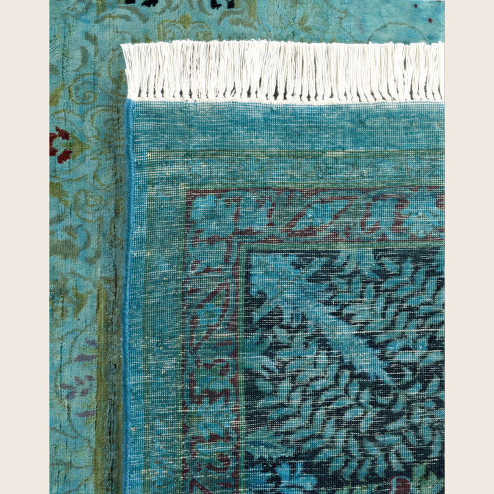 Blue Traditional Samsara Wool Rug - 9'2" x 12'1"