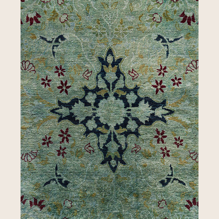 Blue Traditional Samsara Wool Rug - 9'3" x 11'10"