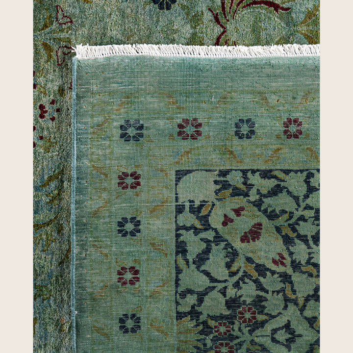 Blue Traditional Samsara Wool Rug - 9'3" x 11'10"