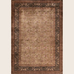 Brown Traditional Samsara Wool Rug - 6'3" x 9'