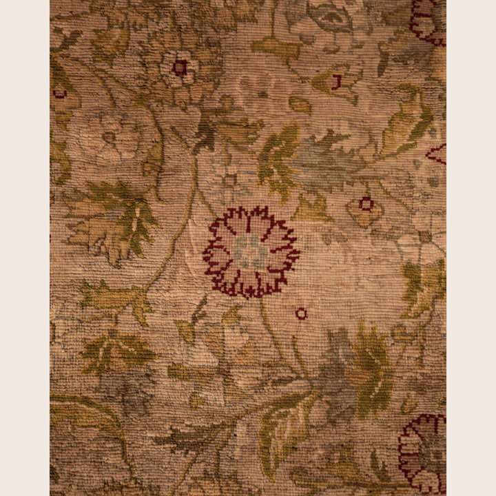 Brown Traditional Samsara Wool Rug - 6'3" x 9'