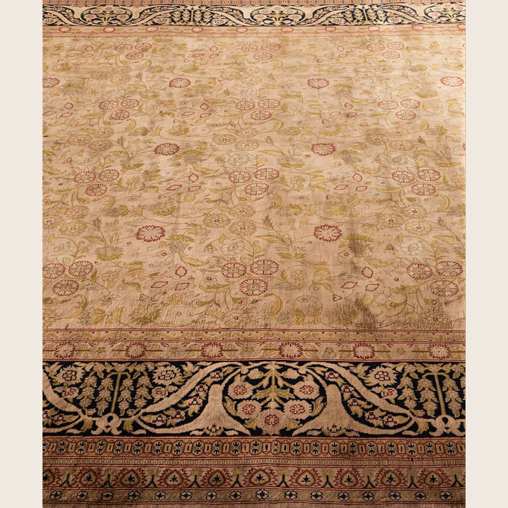 Brown Traditional Samsara Wool Rug - 6'3" x 9'