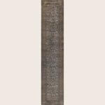 Grey Traditional Samsara Wool Runner - 2'7" x 12'6"