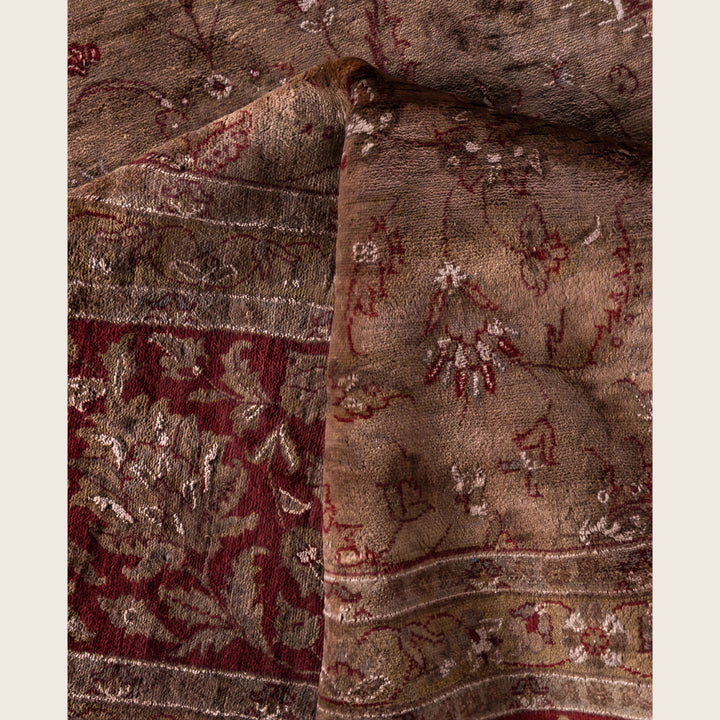 Brown Traditional Samsara Wool Rug - 10'1" x 14'6"