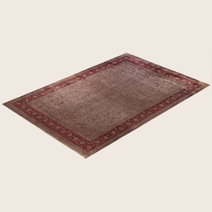 Brown Traditional Samsara Wool Rug - 10'1" x 14'6"