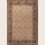 Beige Traditional Samsara Wool Rug - 6'2" x 9'2"