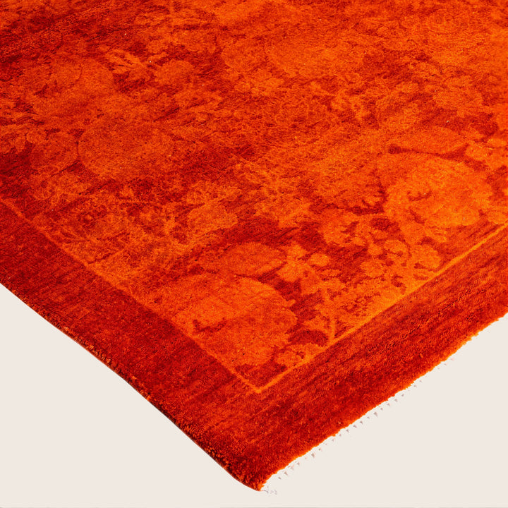 Beige Traditional Samsara Wool Rug - 6'2" x 9'2"