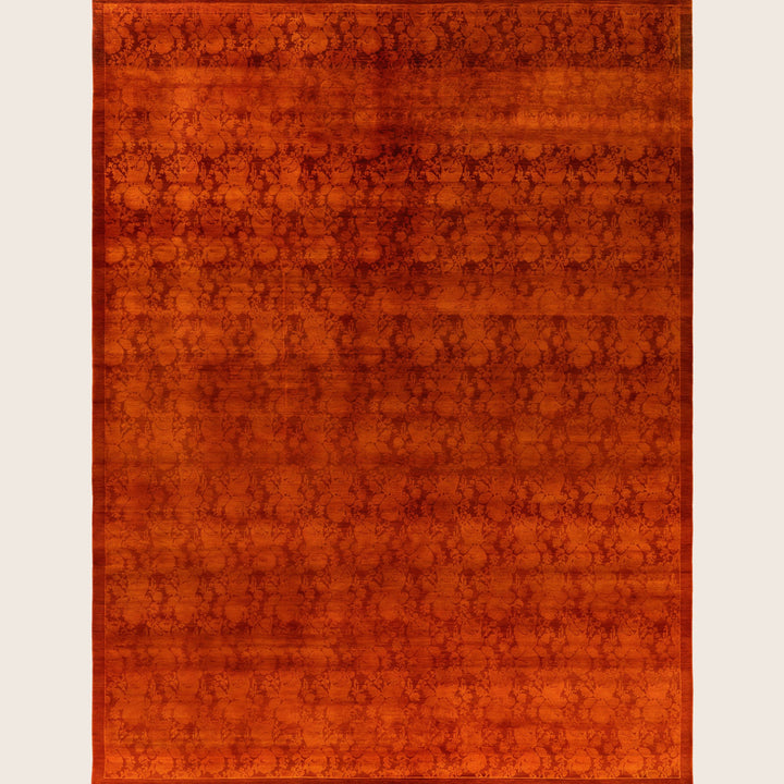 Red Traditional Samsara Wool Rug - 9'1" x 12'1"