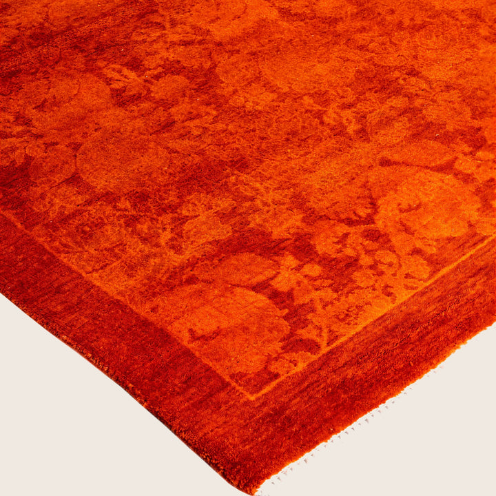 Red Traditional Samsara Wool Rug - 9'1" x 12'1"